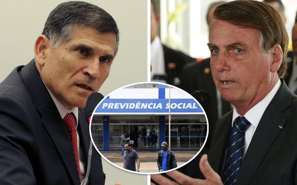 General Carlos Alberto dos Santos Cruz e Jair Bolsonaro