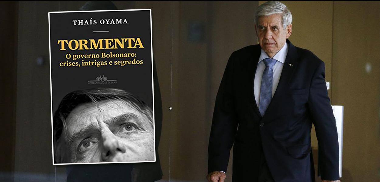 O general da reserva Augusto Heleno, chefe do GSI, agride jornalista.