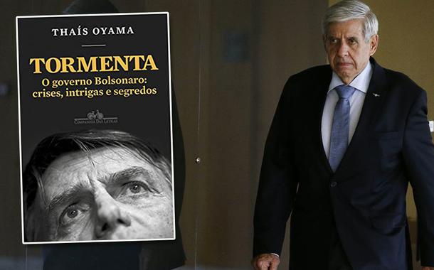 O general da reserva Augusto Heleno, chefe do GSI, agride jornalista.