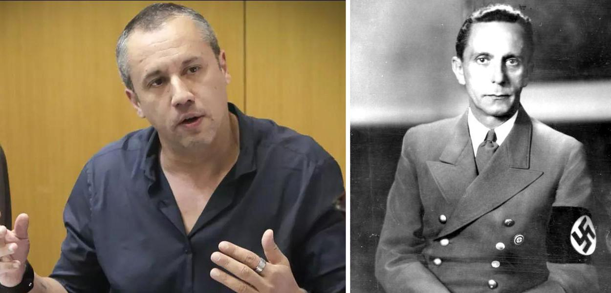 Roberto Alvim e Joseph Goebbels