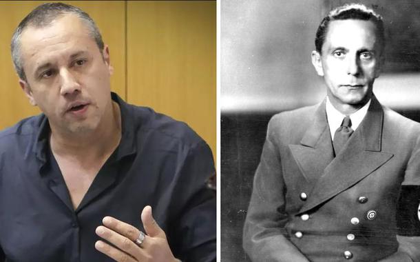 Roberto Alvim e Joseph Goebbels