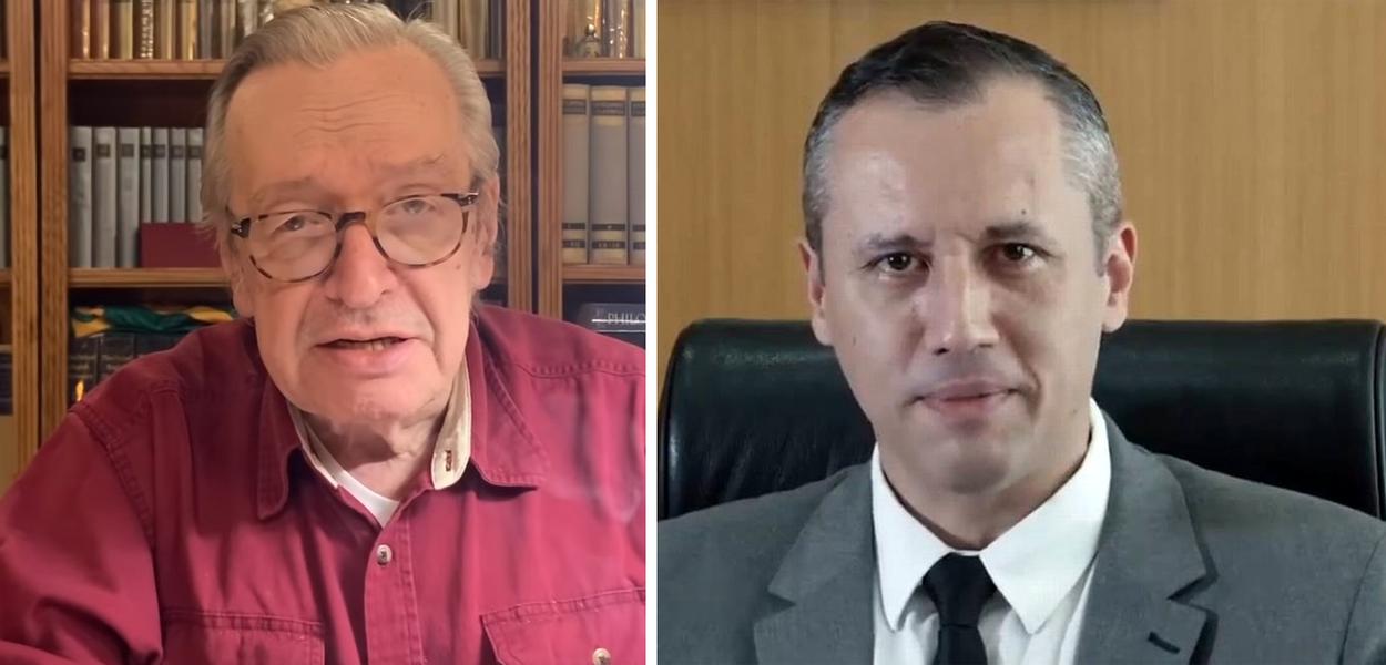 Olavo de Carvalho e Roberto Alvim