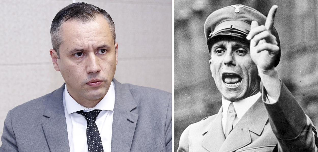 Roberto Alvim e Joseph Goebbels