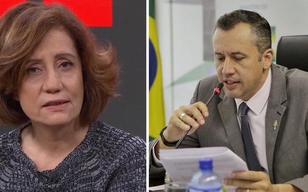 Miriam Leitão e Roberto Alvim