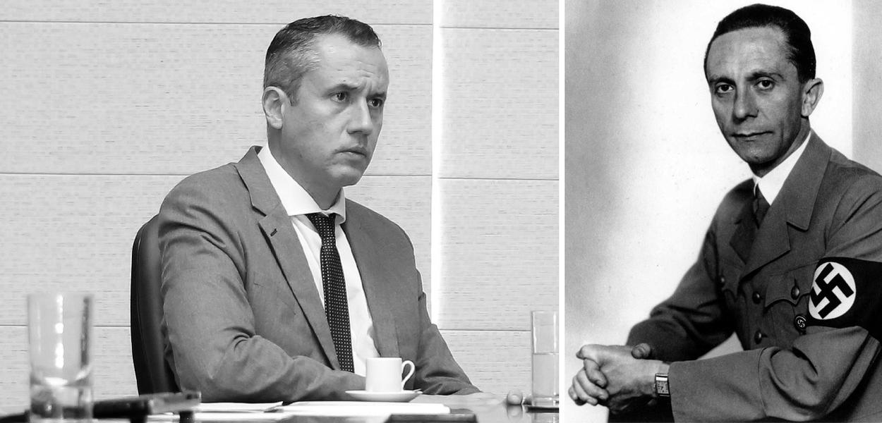 Roberto Alvim e Joseph Goebbels