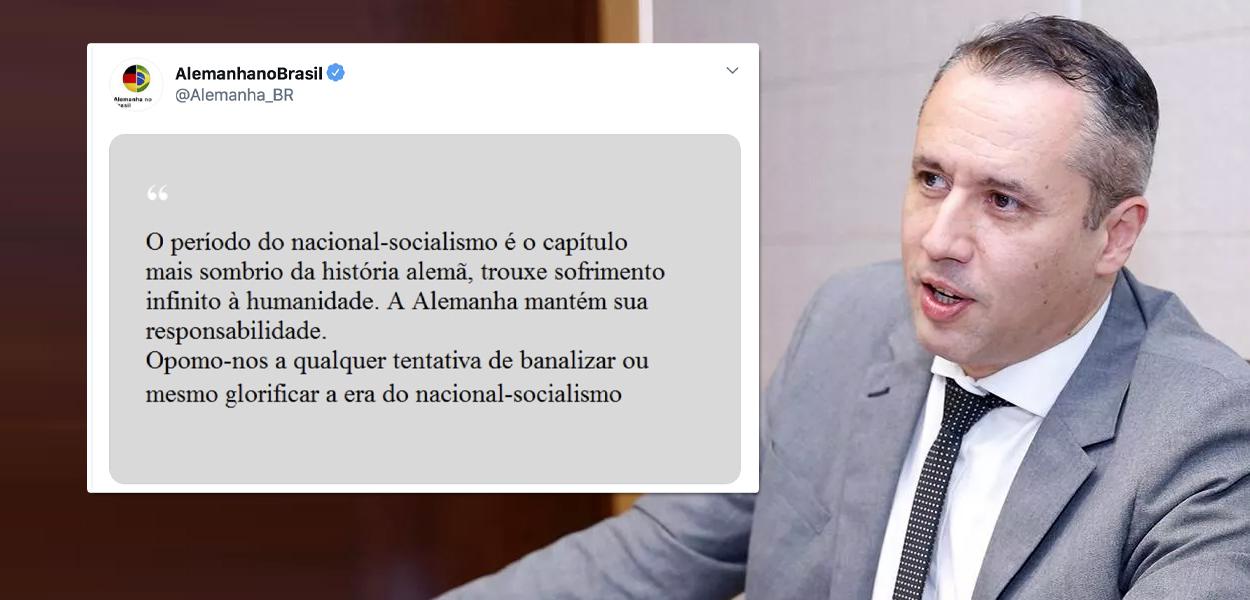Embaixada da Alemanha repudia Alvim.