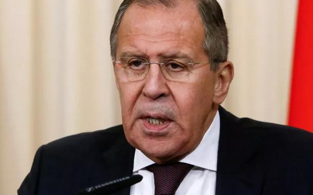 O ministro das Relações Exteriores da Rússia, Sergey Lavrov