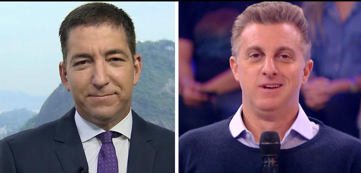 Glenn Greenwald e Luciano Huck