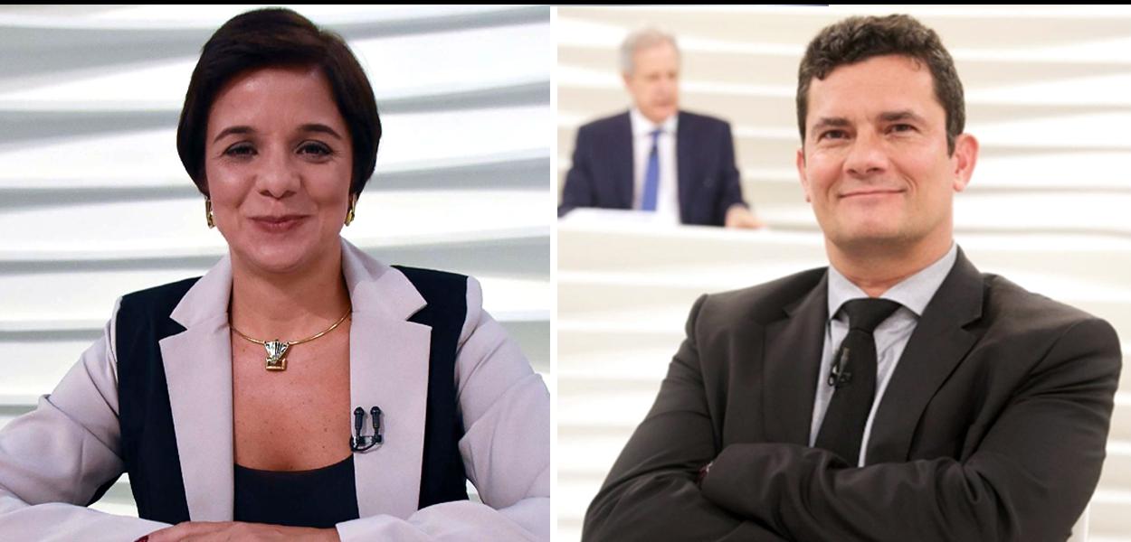 Vera Magalhães e Sergio Moro