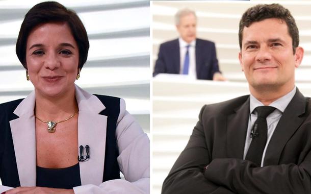 Vera Magalhães e Sergio Moro
