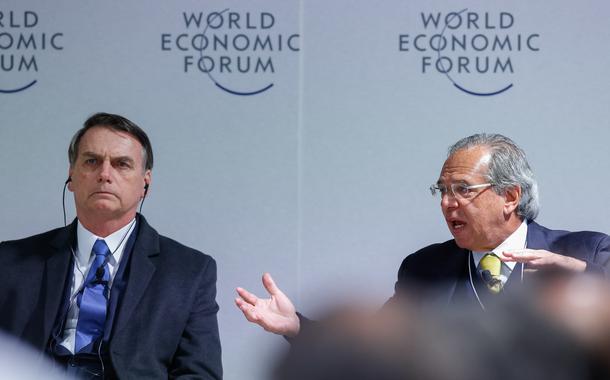 Jair Bolsonaro e Paulo Guedes