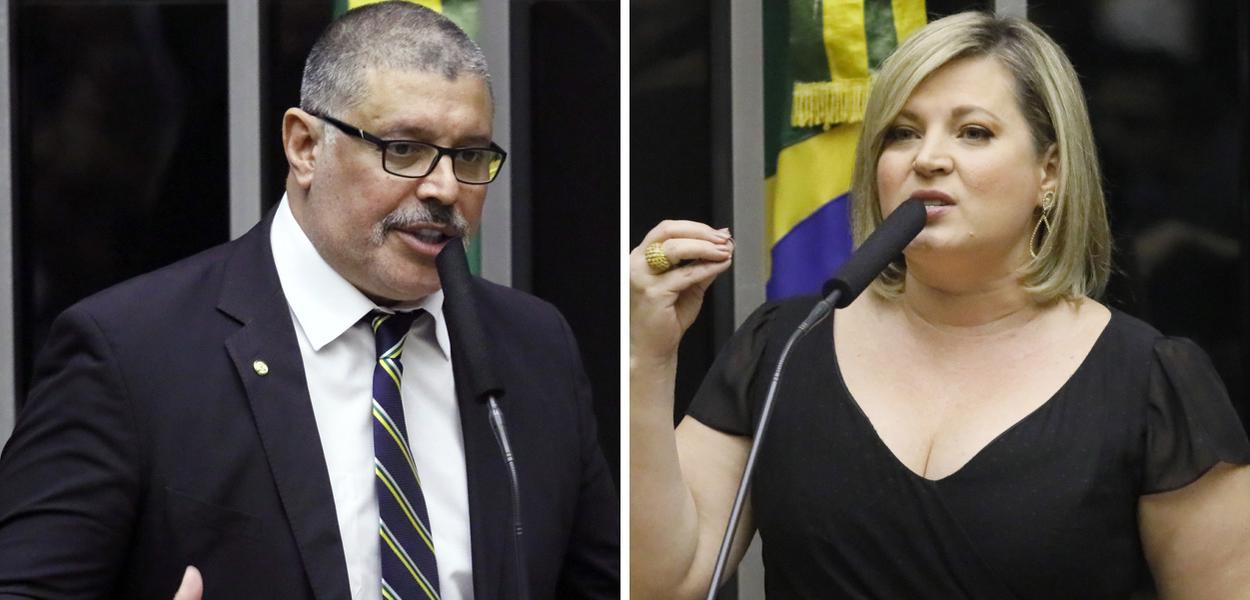 Alexandre Frota e Joice Hasselmann