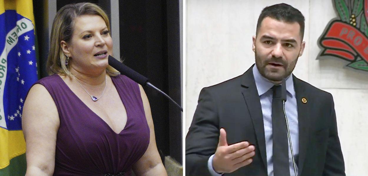 Joice Hasselmann e Arthur do Val