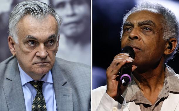 Juca Ferreira e Gilberto Gil, ex-ministros da Cultura