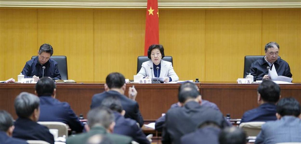 Vice primeira-ministra da China fala sobre o novo coronavírus