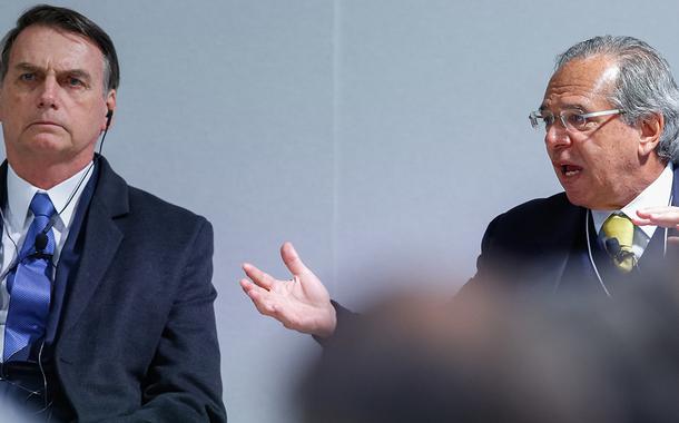 Jair Bolsonaro e Paulo Guedes