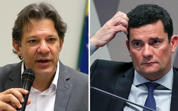 Fernando Haddad e Sérgio Moro