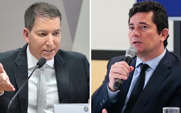Glenn Greenwald e Sérgio Moro