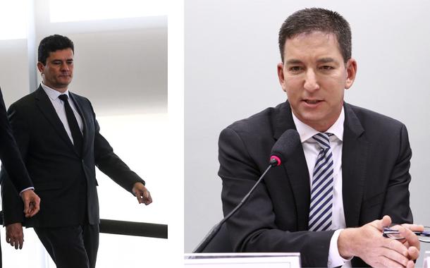 Jair Bolsonaro, Sérgio Moro e Glenn Greenwald