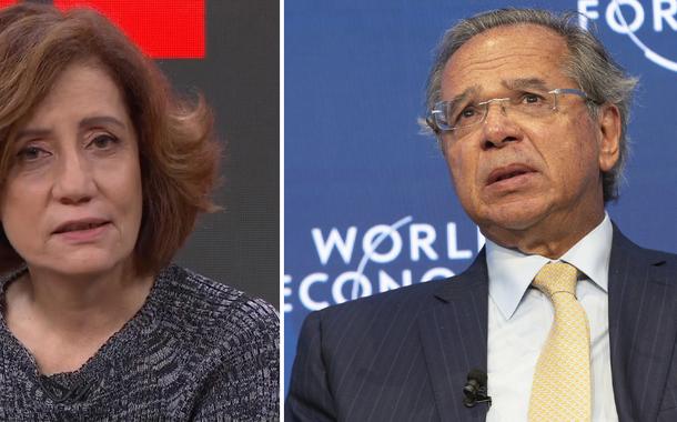 Miriam Leitão e Paulo Guedes