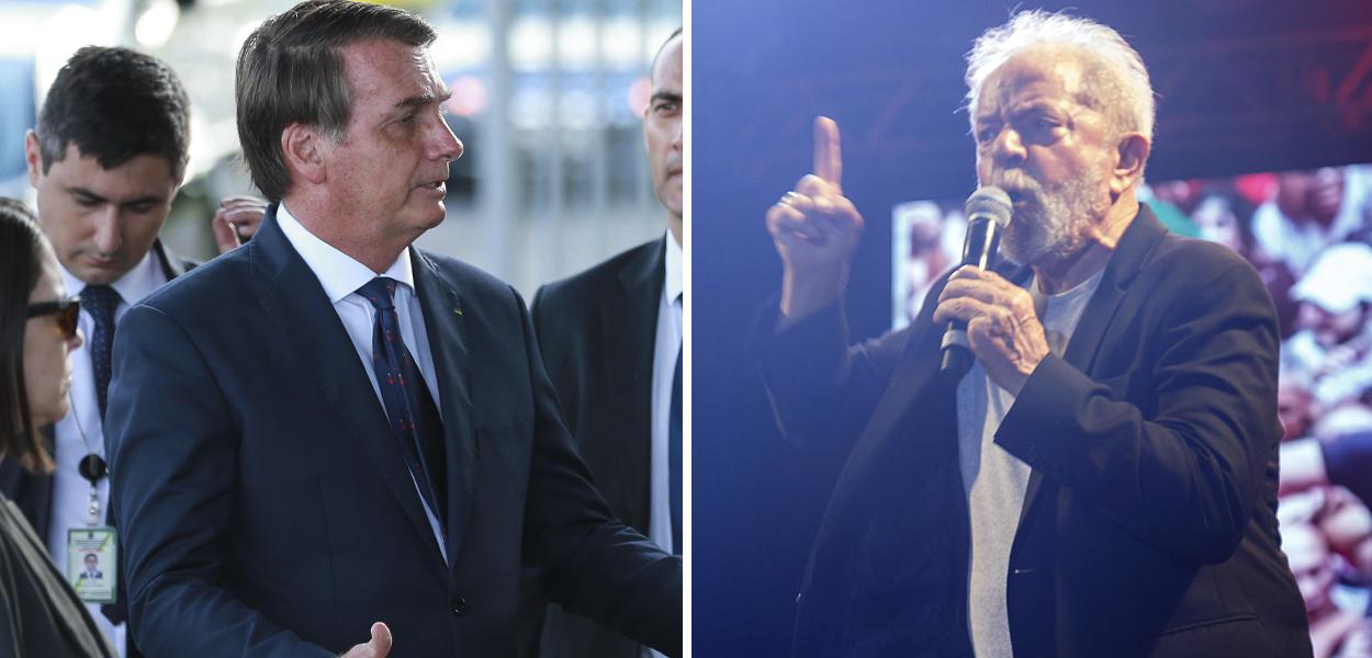 Jair Bolsonaro e Lula