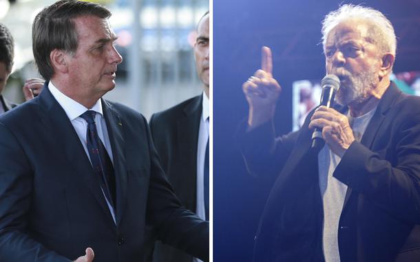 Jair Bolsonaro e Lula