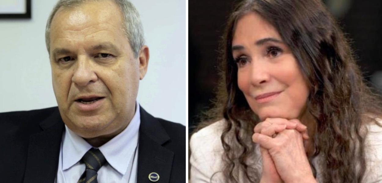 José Paulo Soares Martins e Regina Duarte