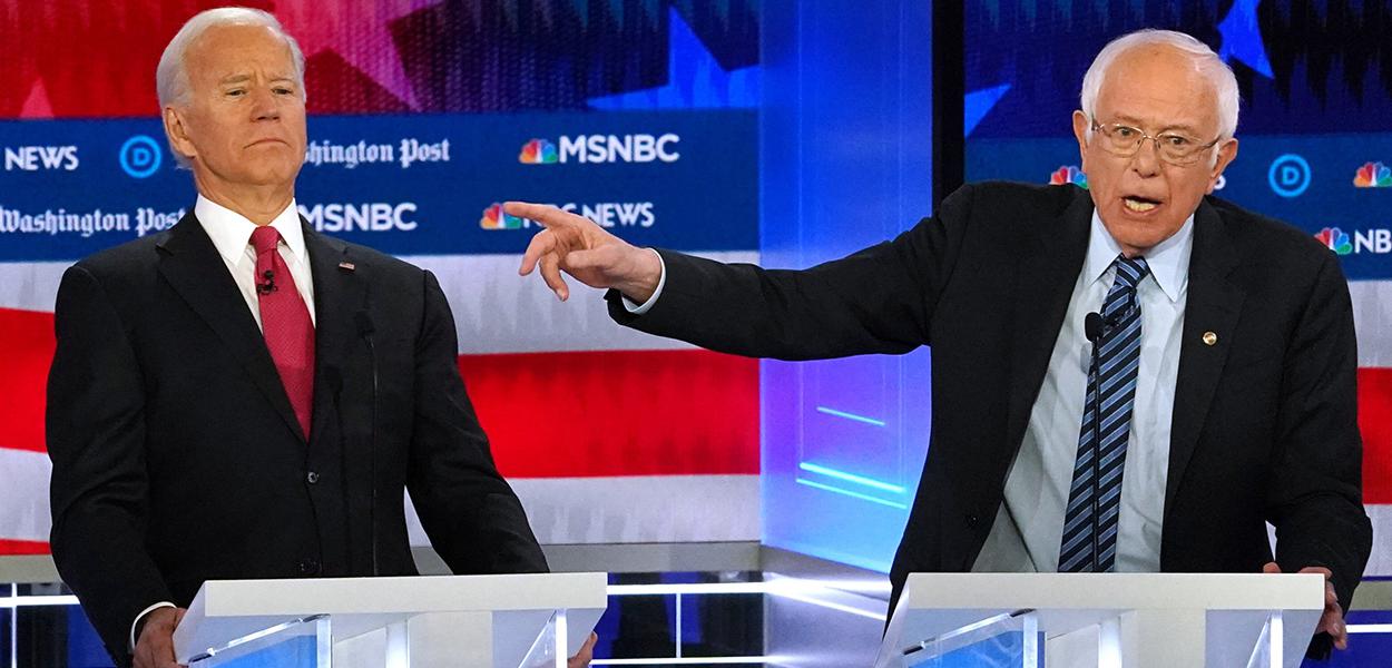 Joe Biden e Bernie Sanders