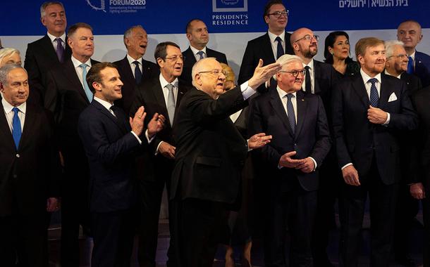 Quarenta líderes de estado participam do maior evento diplomático realizado em Jerusalém para lembrar o Holocausto