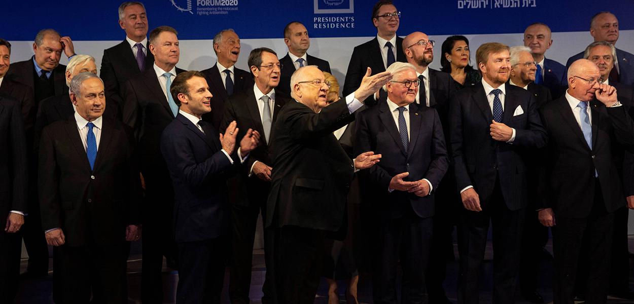 Quarenta líderes de estado participam do maior evento diplomático realizado em Jerusalém para lembrar o Holocausto