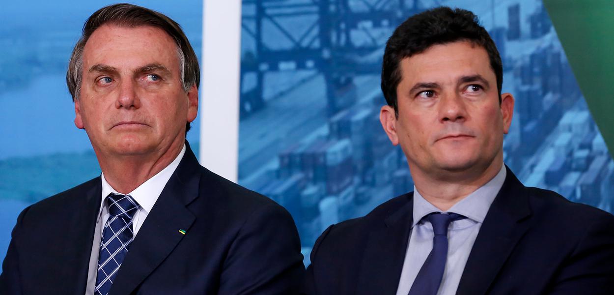 Jair Bolsonaro e Sergio Moro