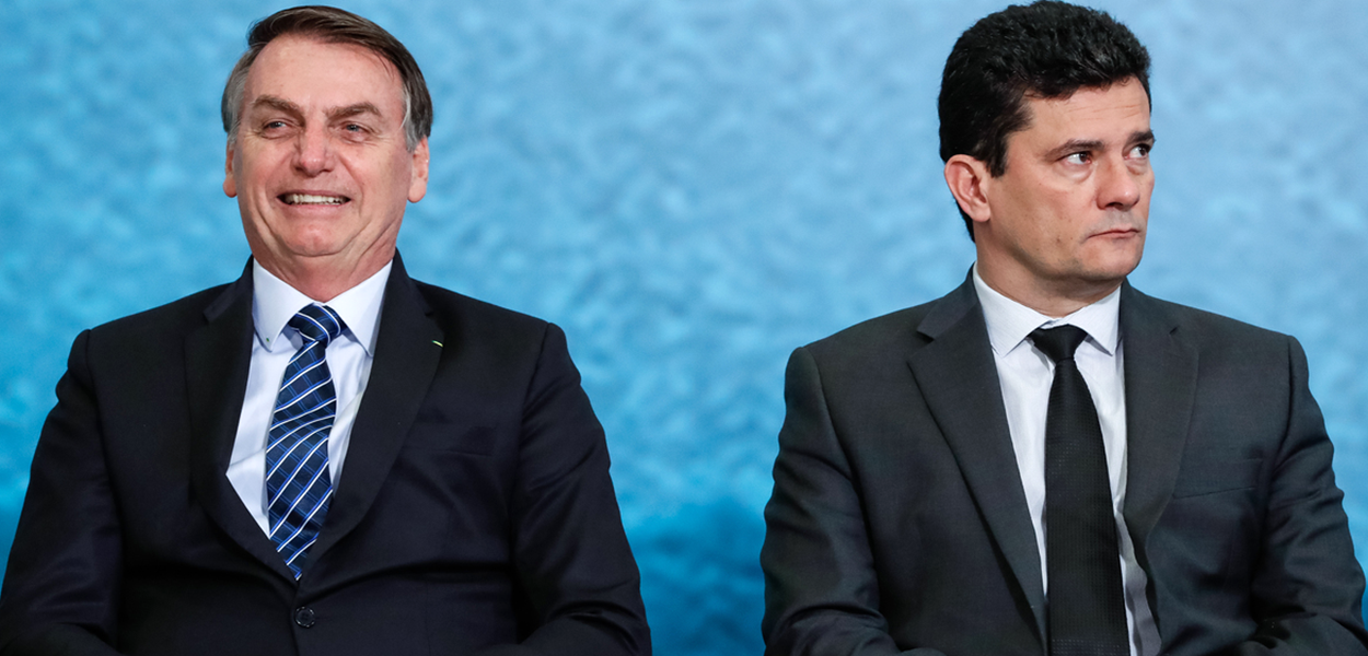 Jair Bolsonaro e Sergio Moro