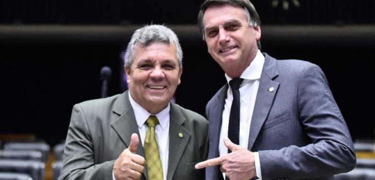 Alberto Fraga e Jair Bolsonaro