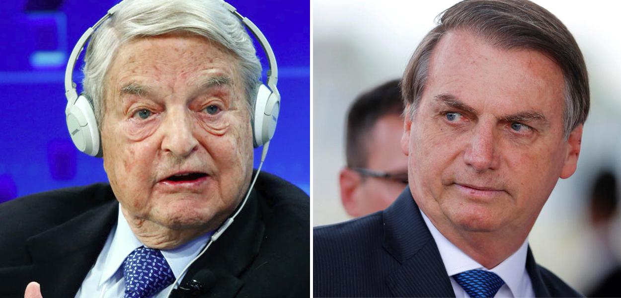 George Soros e Jair Bolsonaro