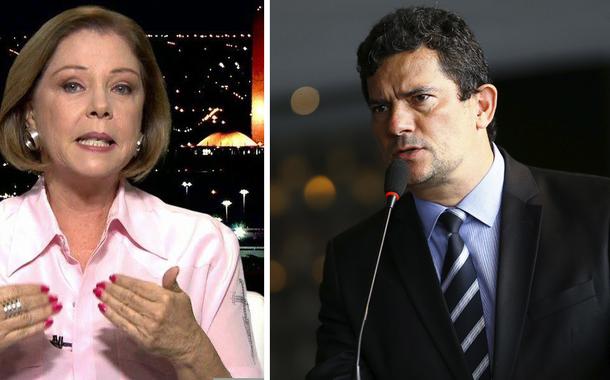 Eliane Cantanhêde e Sérgio Moro