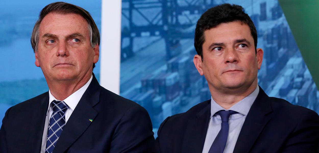 Jair Bolsonaro e Sérgio Moro