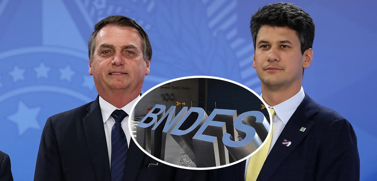 Jair Bolsonaro e Gustavo Montezano