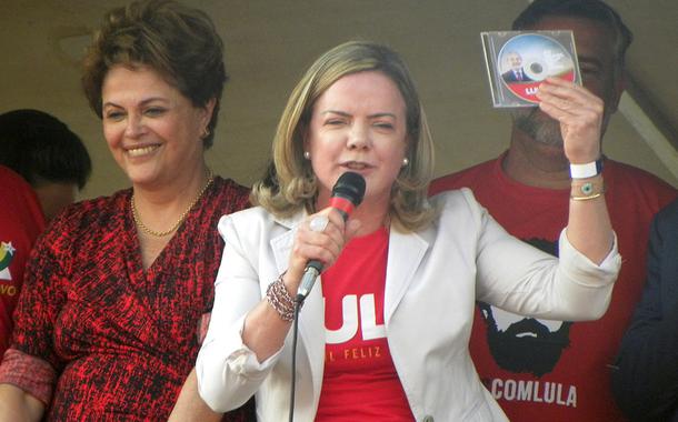 Dilma Rousseff e Gleisi Hoffmann