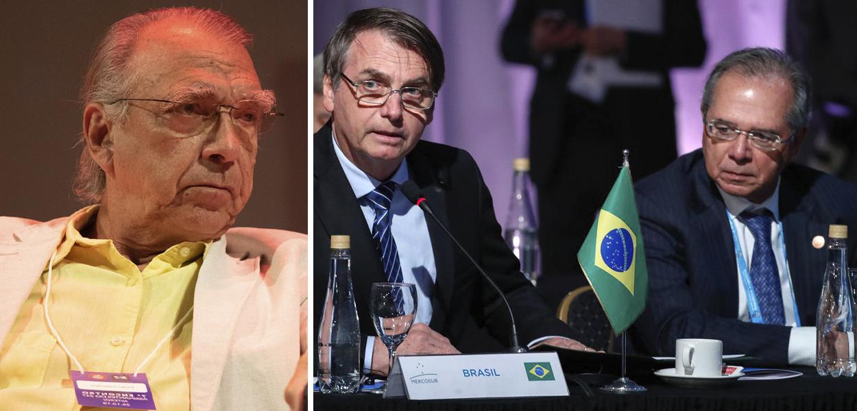Pedro Celestino, Jair Bolsonaro e Paulo Guedes