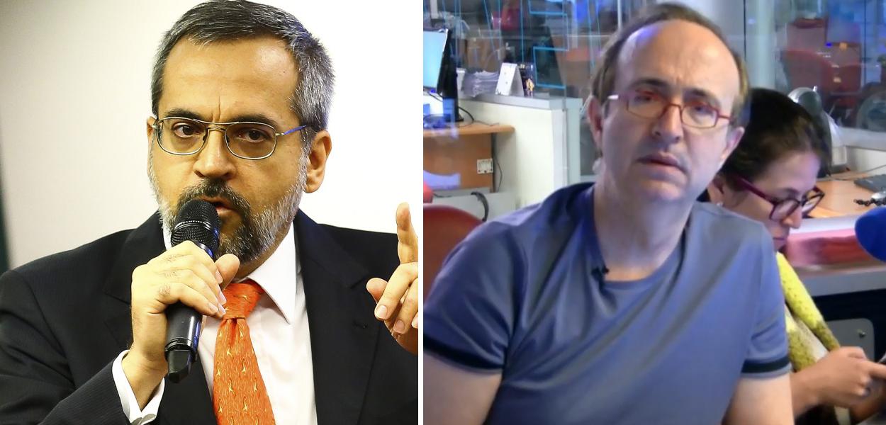Abraham Weintraub e Reinaldo Azevedo