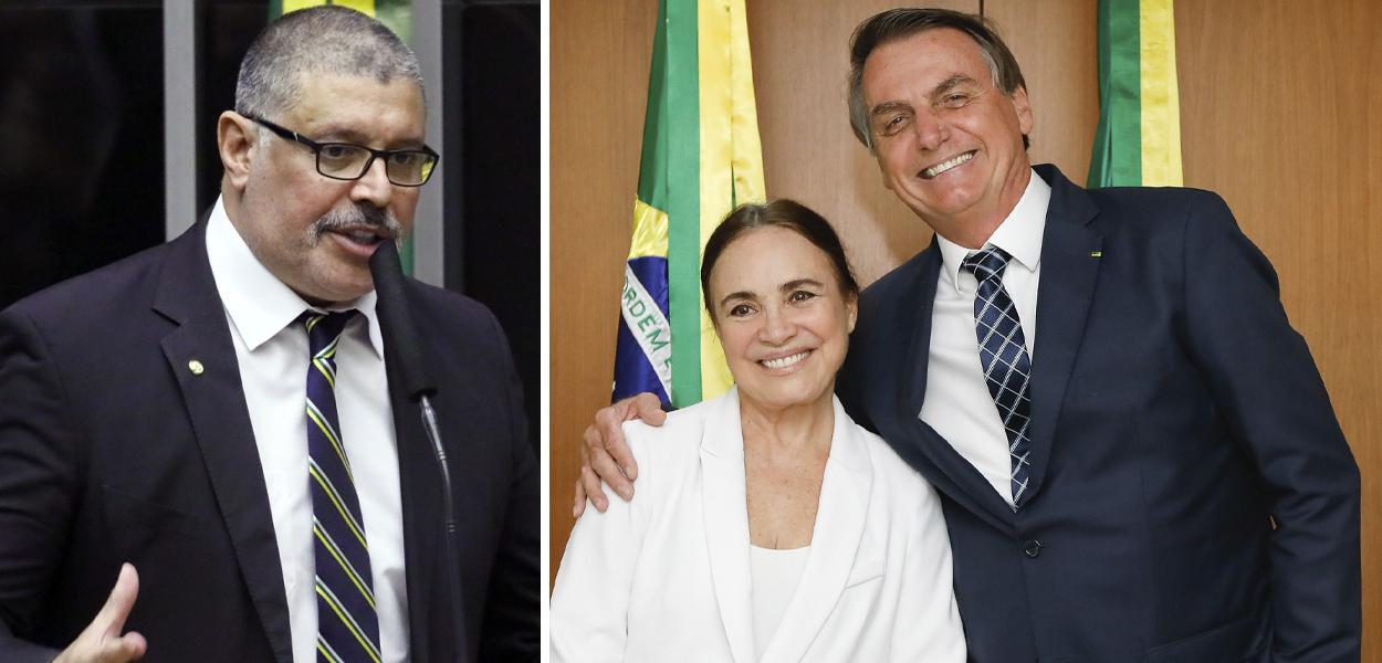 Alexandre Frota, Regina Duarte e Jair Bolsonaro
