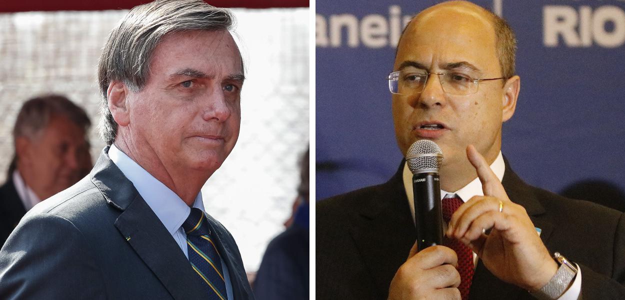 Jair Bolsonaro e Wilson Witzel