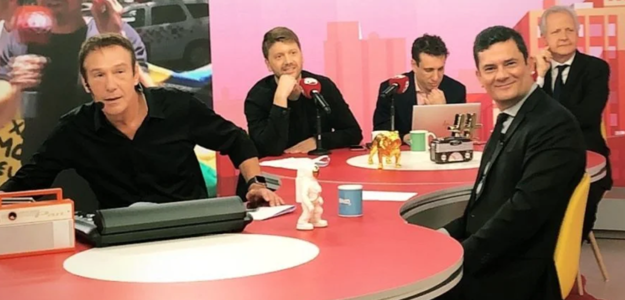 Sergio Moro em participação no Pânico, da Jovem Pan