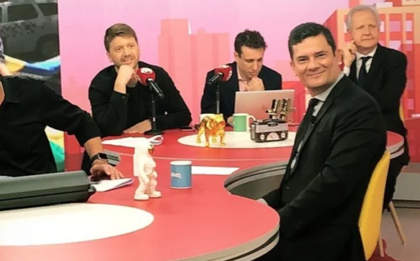 Sergio Moro em participação no Pânico, da Jovem Pan