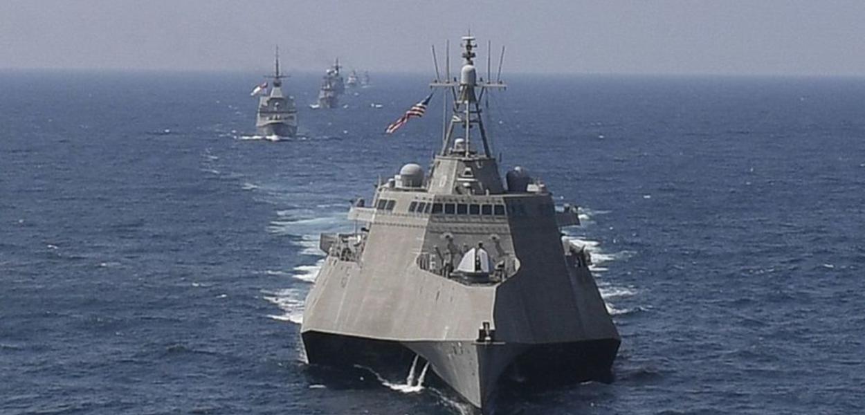 Mar do Sul da China (Foto: Sputnik/AFP) Mar do Sul da China