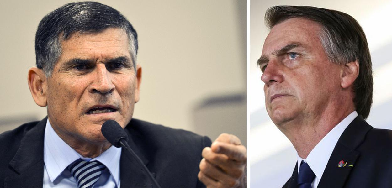 General Santos Cruz e Jair Bolsonaro