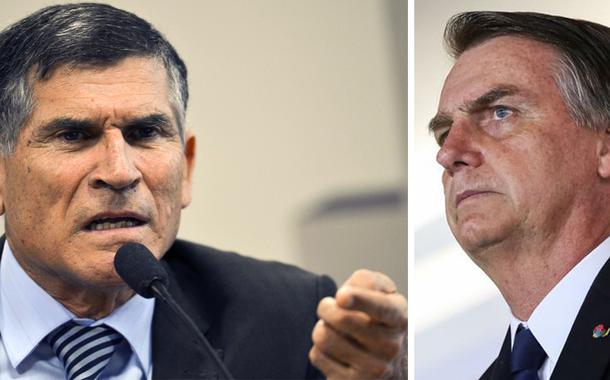 General Santos Cruz e Jair Bolsonaro