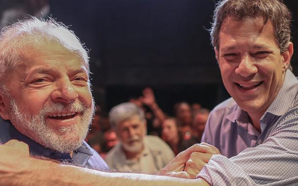 Lula e Fernando Haddad