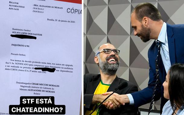 Allan dos Santos e Eduardo Bolsonaro