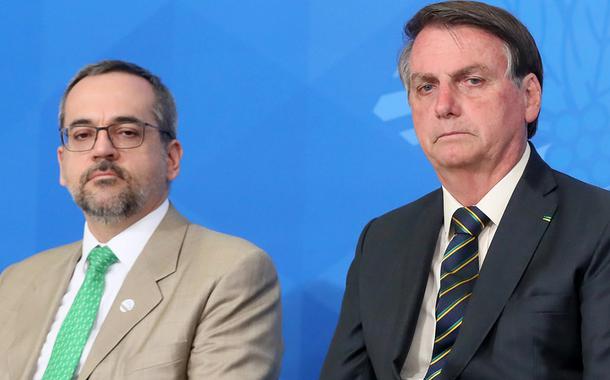 Abraham Weintraub e  Jair Bolsonaro